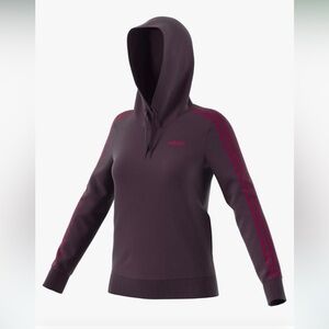 Adidas women 3 stripes hoodie size medium